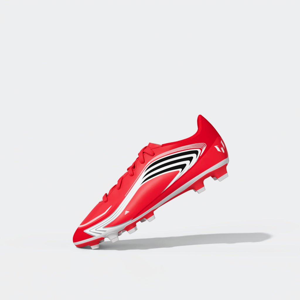 adidas F50 Messi Club FG/MG Firm Ground/Multi Ground Youth Soccer Cleats - Red/Black - Best Buy Soccer
