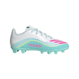 adidas F50 Messi Club Firm Ground/Multi Ground Youth Soccer Cleats - White/Pink/Aqua - Best Buy Soccer
