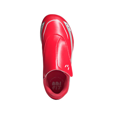 adidas F50 Messi Club Hook And Loop FG/MG Firm Ground/Multi Ground Youth Soccer Cleats - Red/Black - Best Buy Soccer