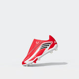 adidas F50 Messi Club Hook And Loop FG/MG Firm Ground/Multi Ground Youth Soccer Cleats - Red/Black - Best Buy Soccer