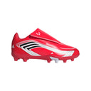 adidas F50 Messi Club Hook And Loop FG/MG Firm Ground/Multi Ground Youth Soccer Cleats - Red/Black - Best Buy Soccer