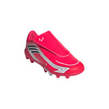 adidas F50 Messi Club Hook And Loop FG/MG Firm Ground/Multi Ground Youth Soccer Cleats - Red/Black - Best Buy Soccer
