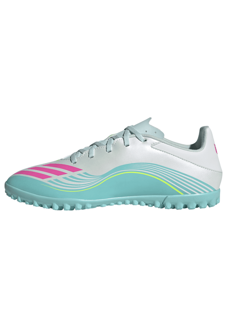 adidas F50 Messi Club TF Turf Men's Soccer Cleats - White/Pink/Aqua - Best Buy Soccer