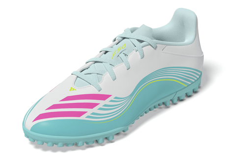 adidas F50 Messi Club TF Turf Men's Soccer Cleats - White/Pink/Aqua - Best Buy Soccer