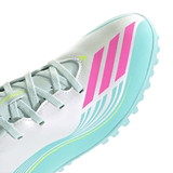 adidas F50 Messi Club TF Turf Men's Soccer Cleats - White/Pink/Aqua - Best Buy Soccer