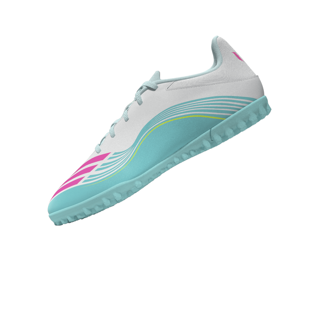 adidas F50 Messi Club TF Turf Men's Soccer Cleats - White/Pink/Aqua - Best Buy Soccer