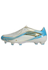 adidas F50 Messi Elite FG Firm Ground Men's Soccer Cleats - Ivory/Blue - Best Buy Soccer
