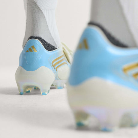 adidas F50 Messi Elite FG Firm Ground Men's Soccer Cleats - Ivory/Blue - Best Buy Soccer