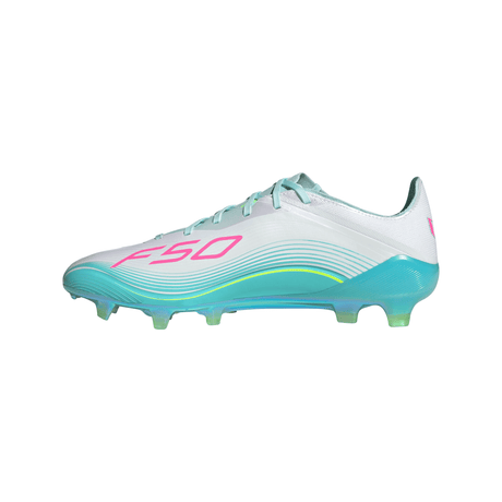 adidas F50 Messi Elite FG Firm Ground Men's Soccer Cleats - White/Pink/Aqua - Best Buy Soccer
