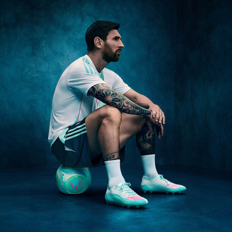 adidas F50 Messi Elite FG Firm Ground Men's Soccer Cleats - White/Pink/Aqua - Best Buy Soccer