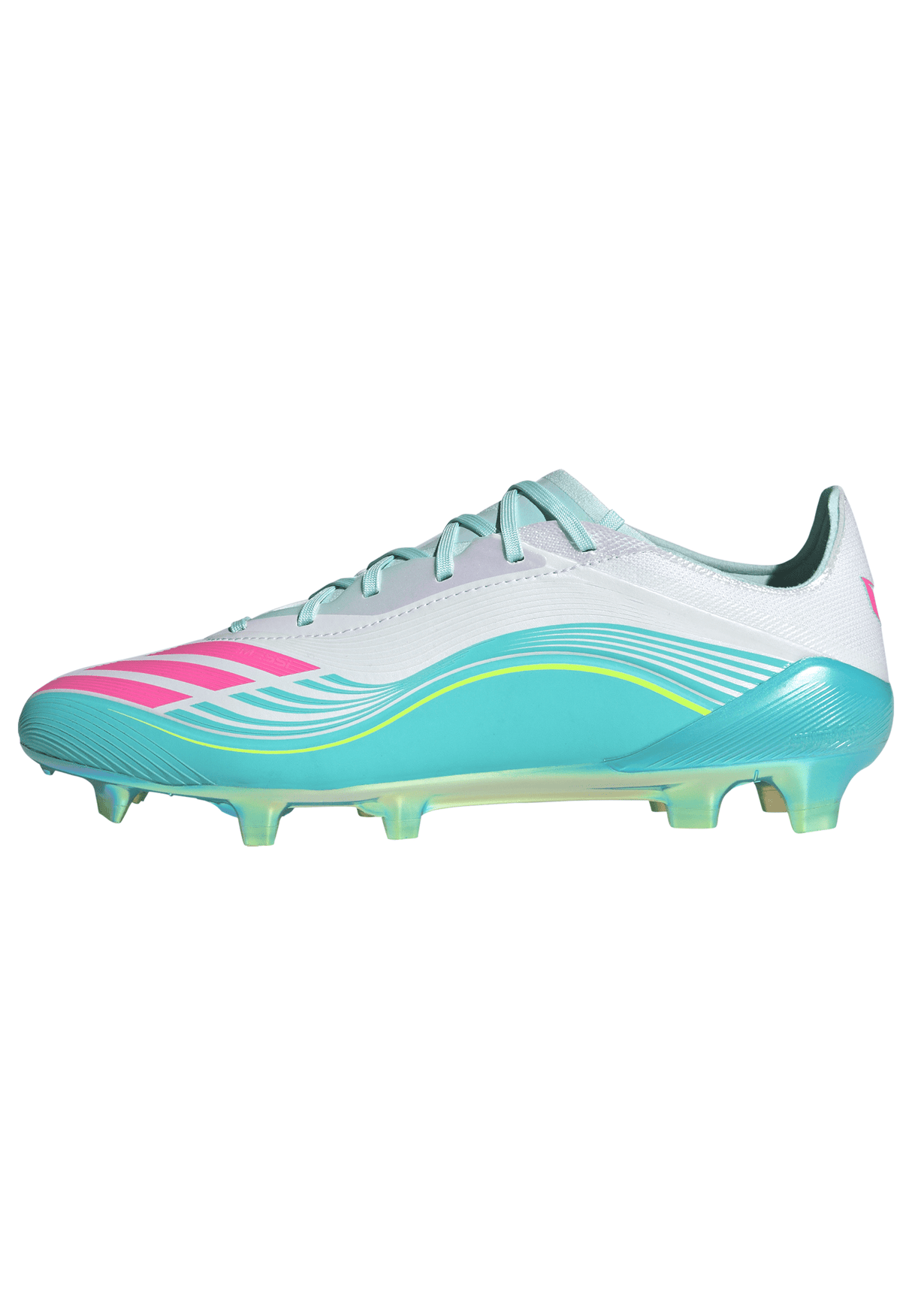 adidas F50 Messi Elite FG Firm Ground Men's Soccer Cleats - White/Pink/Aqua - Best Buy Soccer
