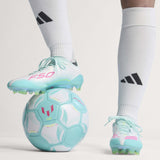 adidas F50 Messi Elite FG Firm Ground Men's Soccer Cleats - White/Pink/Aqua - Best Buy Soccer