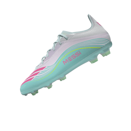 adidas F50 Messi Elite FG Firm Ground Youth Soccer Cleats - White/Pink/Aqua - Best Buy Soccer