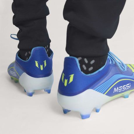 adidas F50 Messi Elite FG Men's Soccer Cleats - Royal Blue/Yellow/Blue - Best Buy Soccer