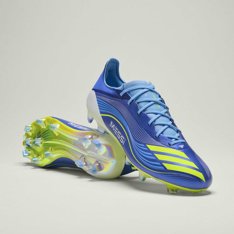 adidas F50 Messi Elite FG Men's Soccer Cleats - Royal Blue/Yellow/Blue - Best Buy Soccer