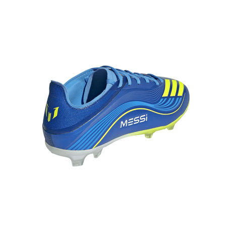 adidas F50 Messi Elite FG Youth Soccer Cleats - Royal Blue/Yellow/Blue - Best Buy Soccer