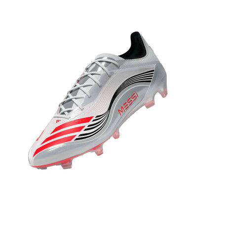 adidas F50 Messi Elite Firm Ground Soccer Cleats - White/Red - Best Buy Soccer