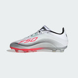 adidas F50 Messi Elite Firm Ground Soccer Cleats Youth - White/Red/Silver - Best Buy Soccer