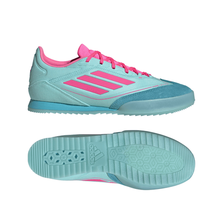 adidas F50 Messi Freestyle Indoor Boots Aqua/Pink - Best Buy Soccer
