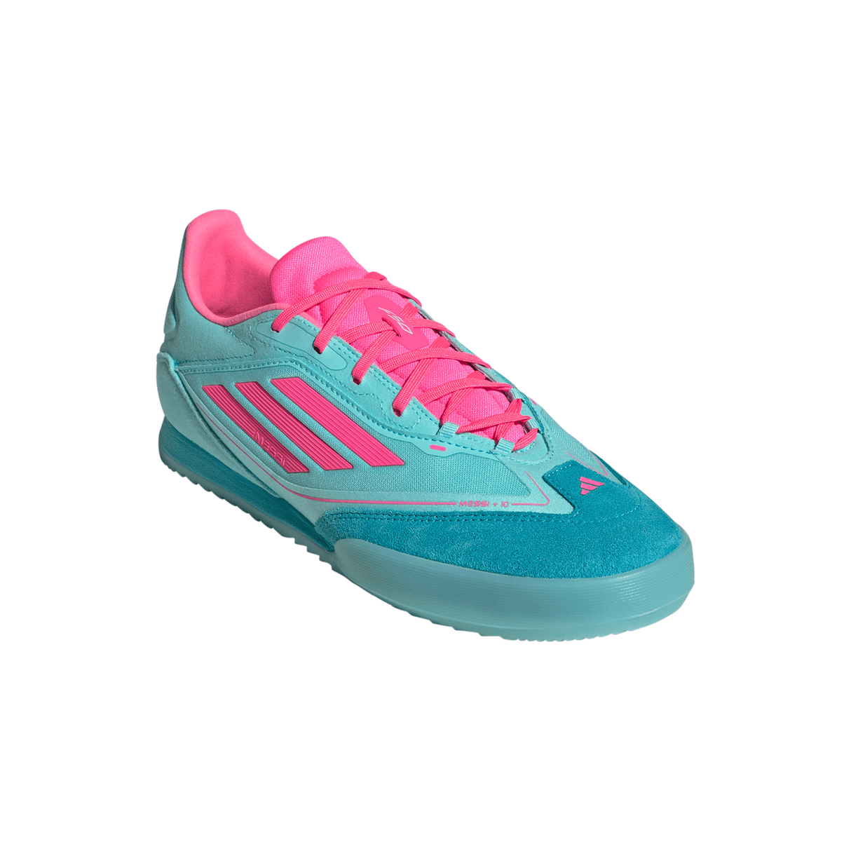 adidas F50 Messi Freestyle Indoor Boots Aqua/Pink - Best Buy Soccer