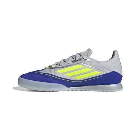 adidas F50 Messi Freestyle Indoor Boots Silver/Yellow/Blue - Best Buy Soccer