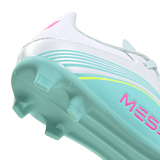 adidas F50 Messi League FG/MG Firm Ground /Multi Ground Youth Soccer Cleats - White/Pink/Aqua - Best Buy Soccer
