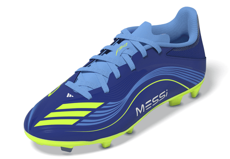adidas F50 Messi League FG/MG Youth Soccer Cleats - Royal Blue/Yellow/Blue - Best Buy Soccer