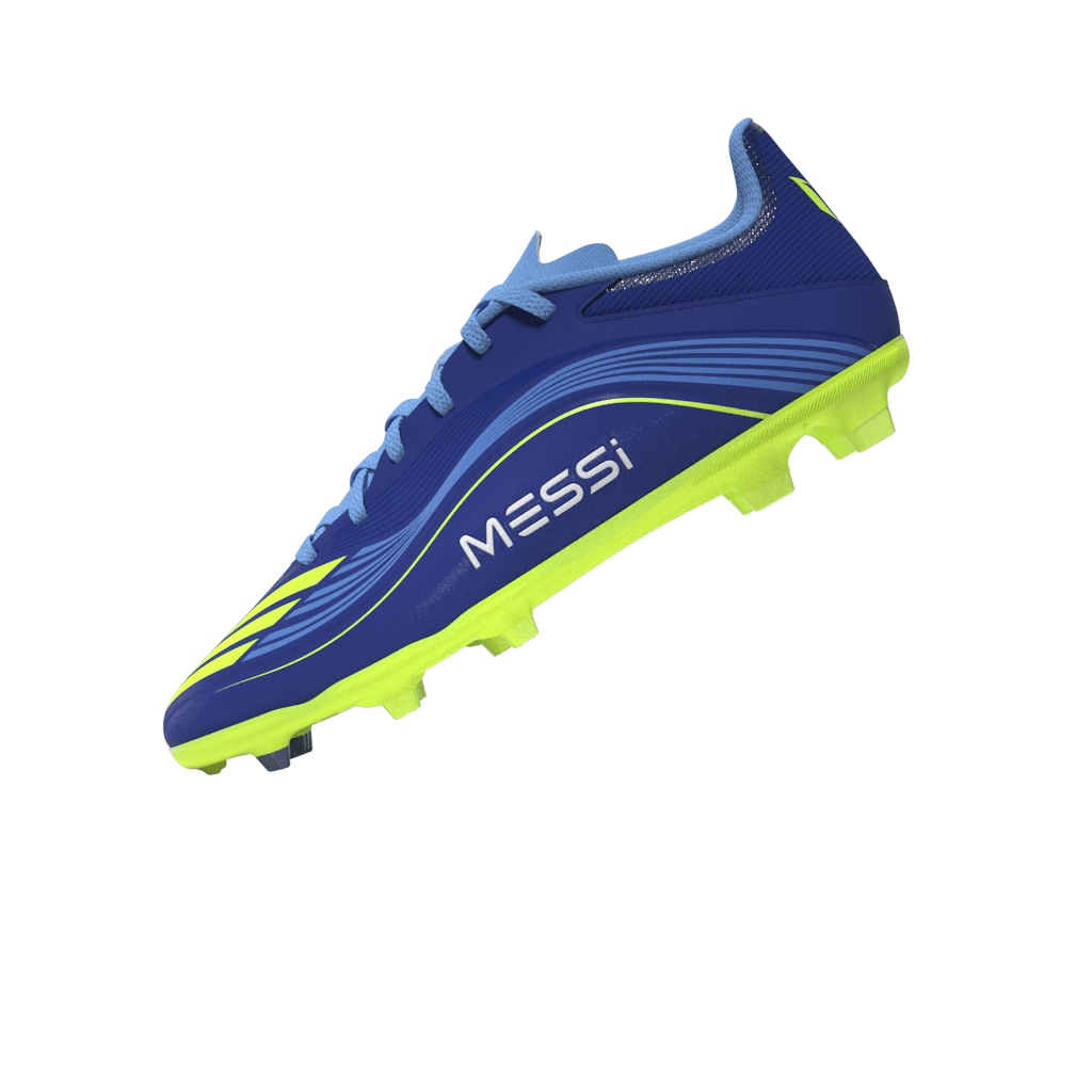 adidas F50 Messi League FG/MG Youth Soccer Cleats - Royal Blue/Yellow/Blue - Best Buy Soccer