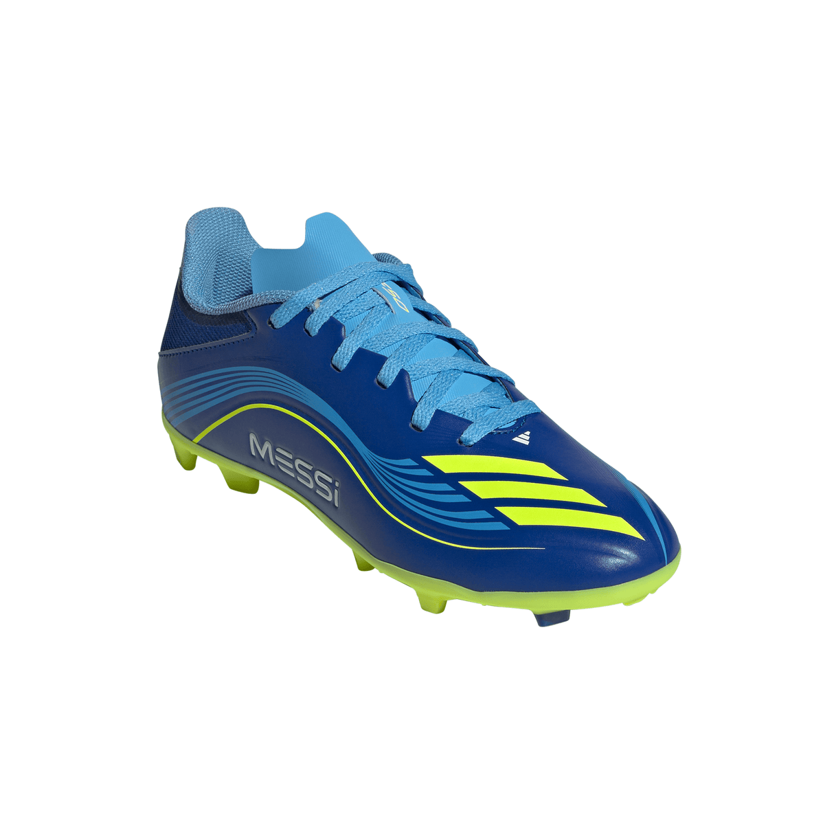 adidas F50 Messi League FG/MG Youth Soccer Cleats - Royal Blue/Yellow/Blue - Best Buy Soccer