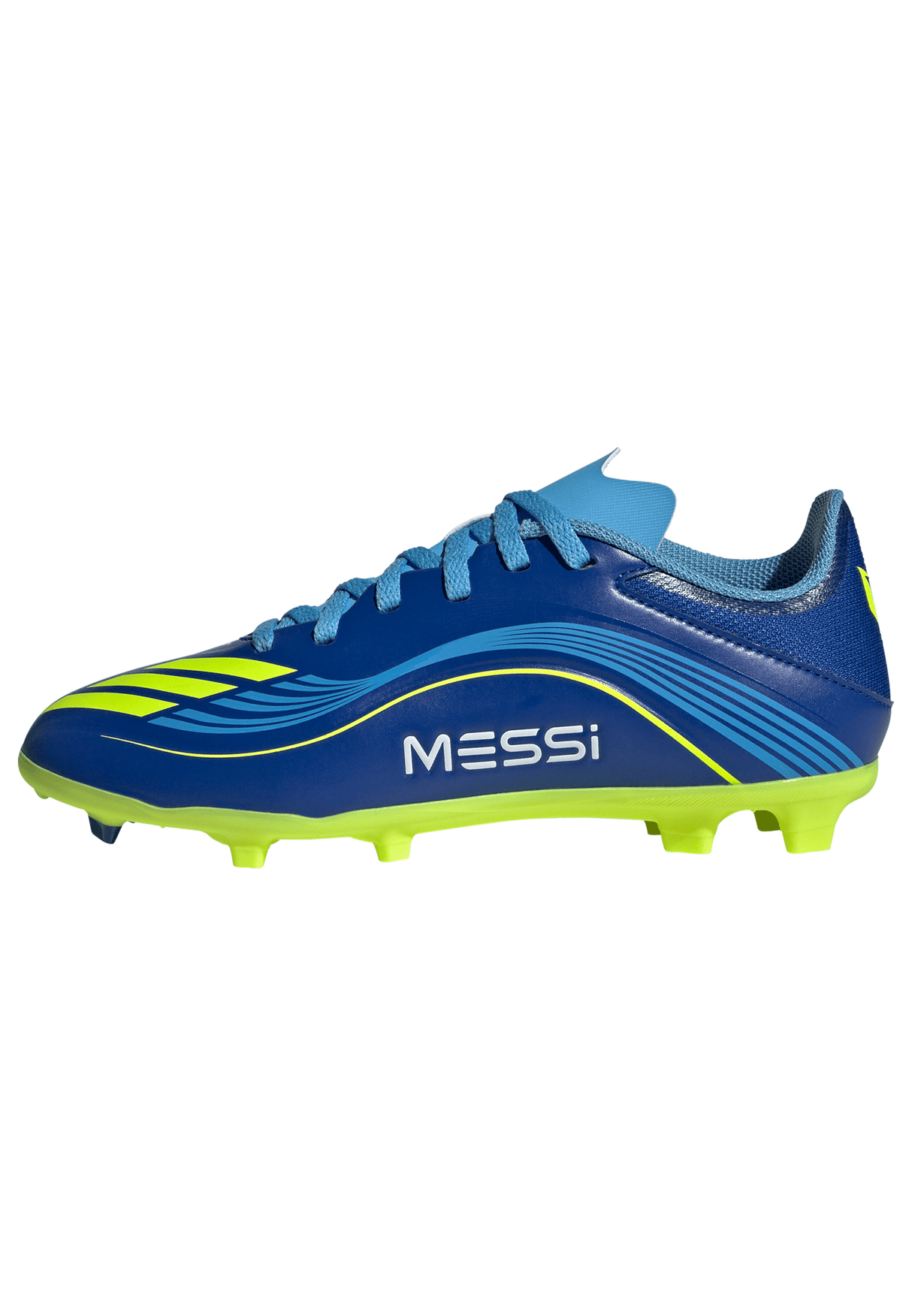 adidas F50 Messi League FG/MG Youth Soccer Cleats - Royal Blue/Yellow/Blue - Best Buy Soccer