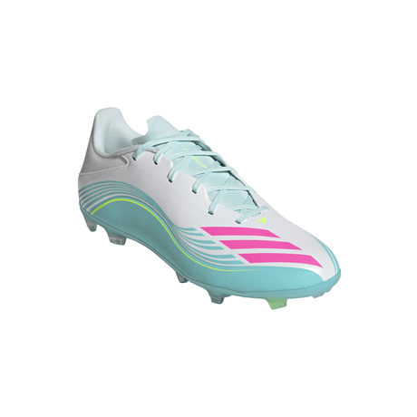 adidas F50 Messi League Firm Ground/Multi Ground Men's Soccer Cleats - White/Pink - Best Buy Soccer