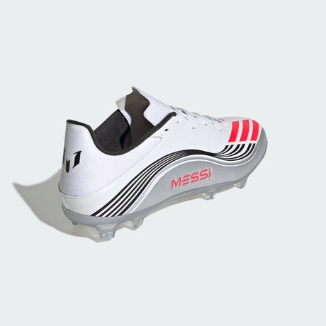 adidas F50 Messi League Firm/Multi - Ground Soccer Cleats - White/Red/Siver - Best Buy Soccer