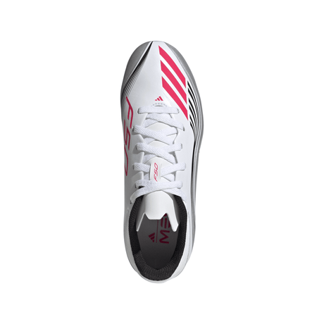 adidas F50 Messi League Firm/Multi - Ground Youth Soccer Cleats - White/Red/Silver - Best Buy Soccer