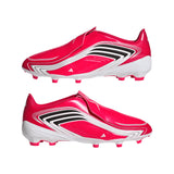 adidas F50 Messi League Laceless FG Firm Ground Youth Soccer Cleats - Red/Black - Best Buy Soccer