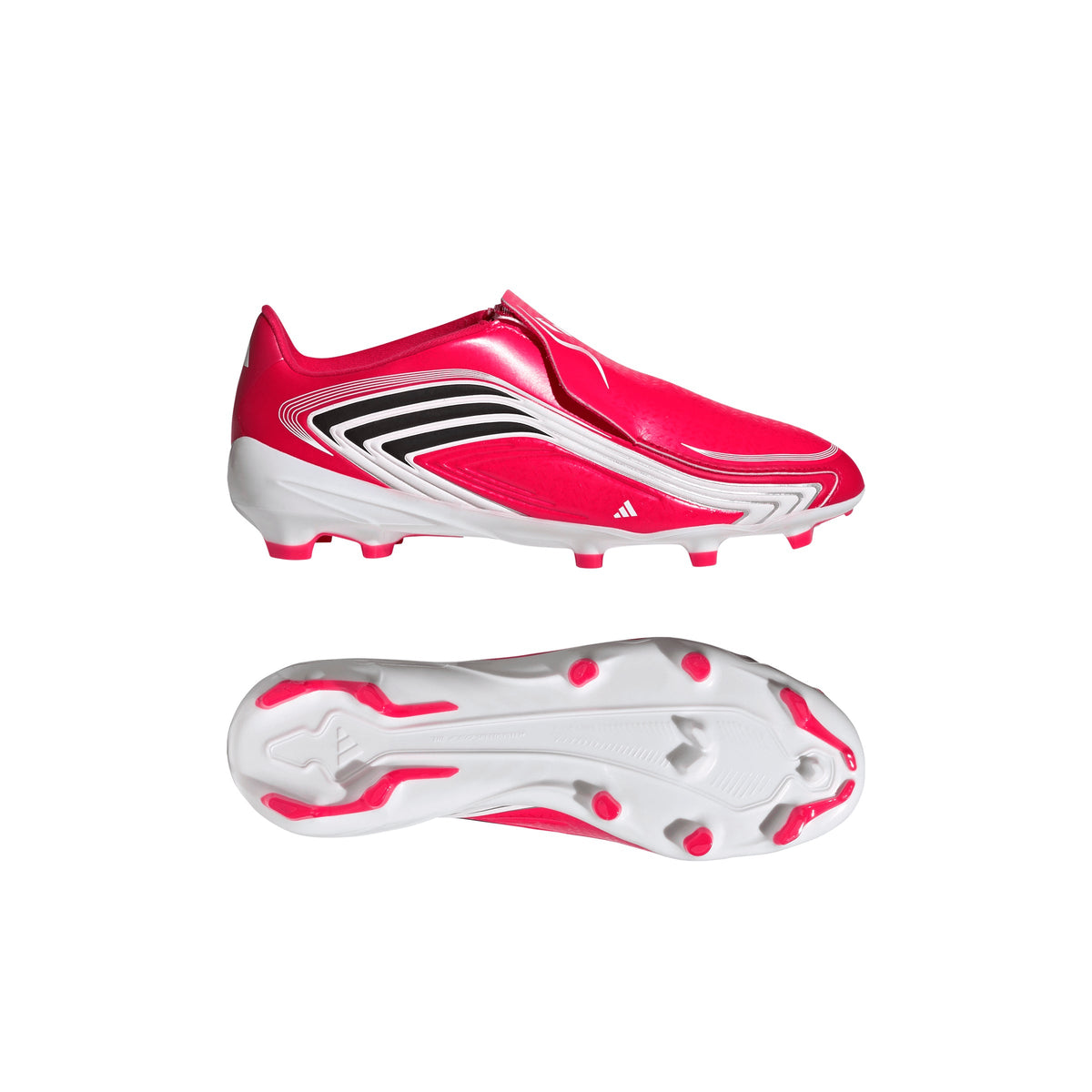 adidas F50 Messi League Laceless FG Firm Ground Youth Soccer Cleats - Red/Black - Best Buy Soccer