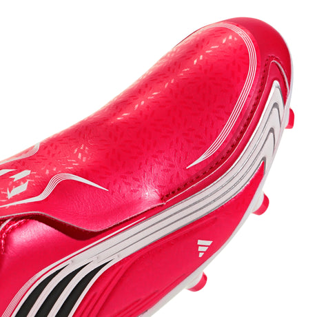 adidas F50 Messi League Laceless FG Firm Ground Youth Soccer Cleats - Red/Black - Best Buy Soccer