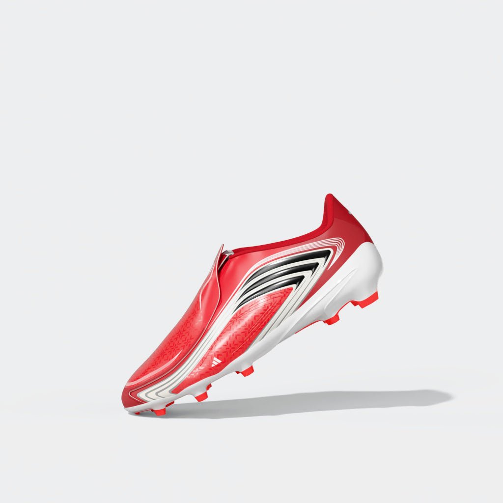 adidas F50 Messi League Laceless FG Firm Ground Youth Soccer Cleats - Red/Black - Best Buy Soccer