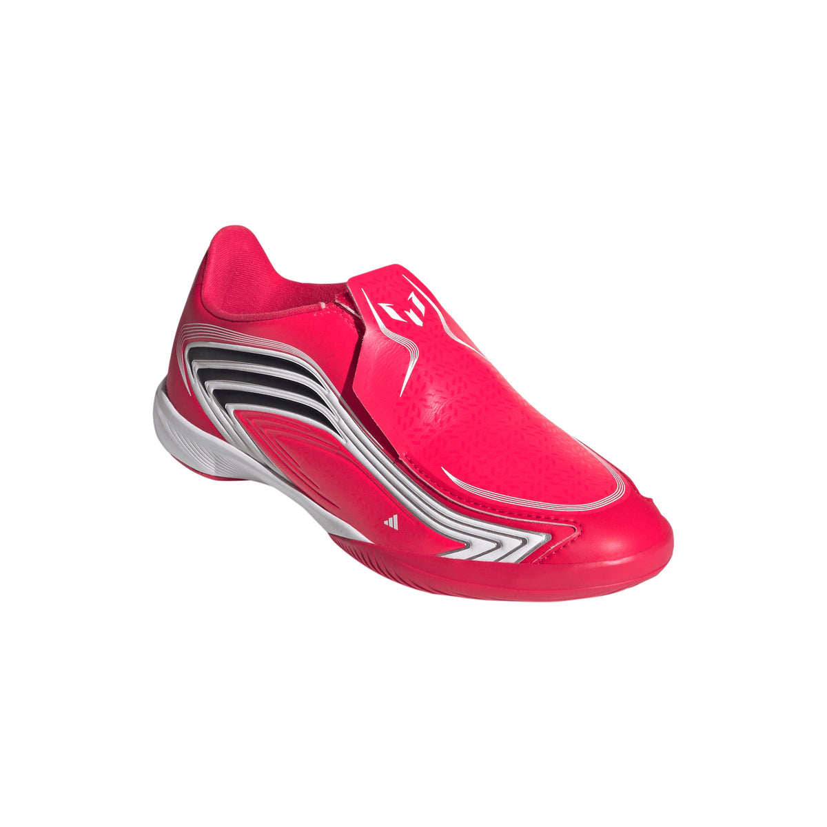 adidas F50 Messi League Laceless IN Indoor Youth Soccer Shoes - Red/Black - Best Buy Soccer