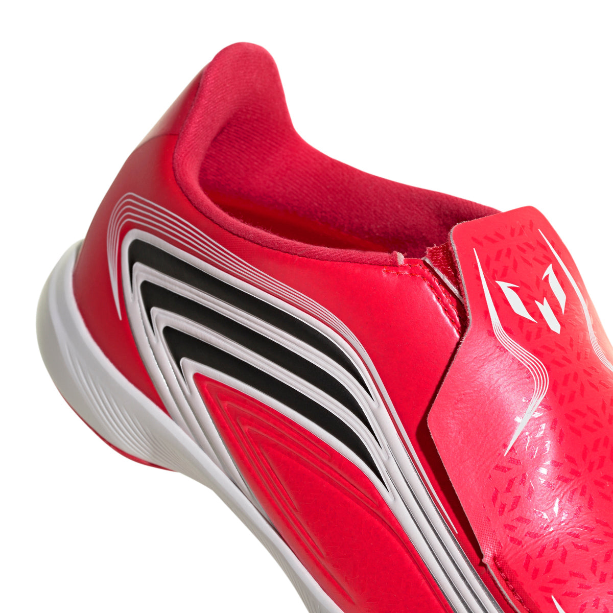 adidas F50 Messi League Laceless IN Indoor Youth Soccer Shoes - Red/Black - Best Buy Soccer