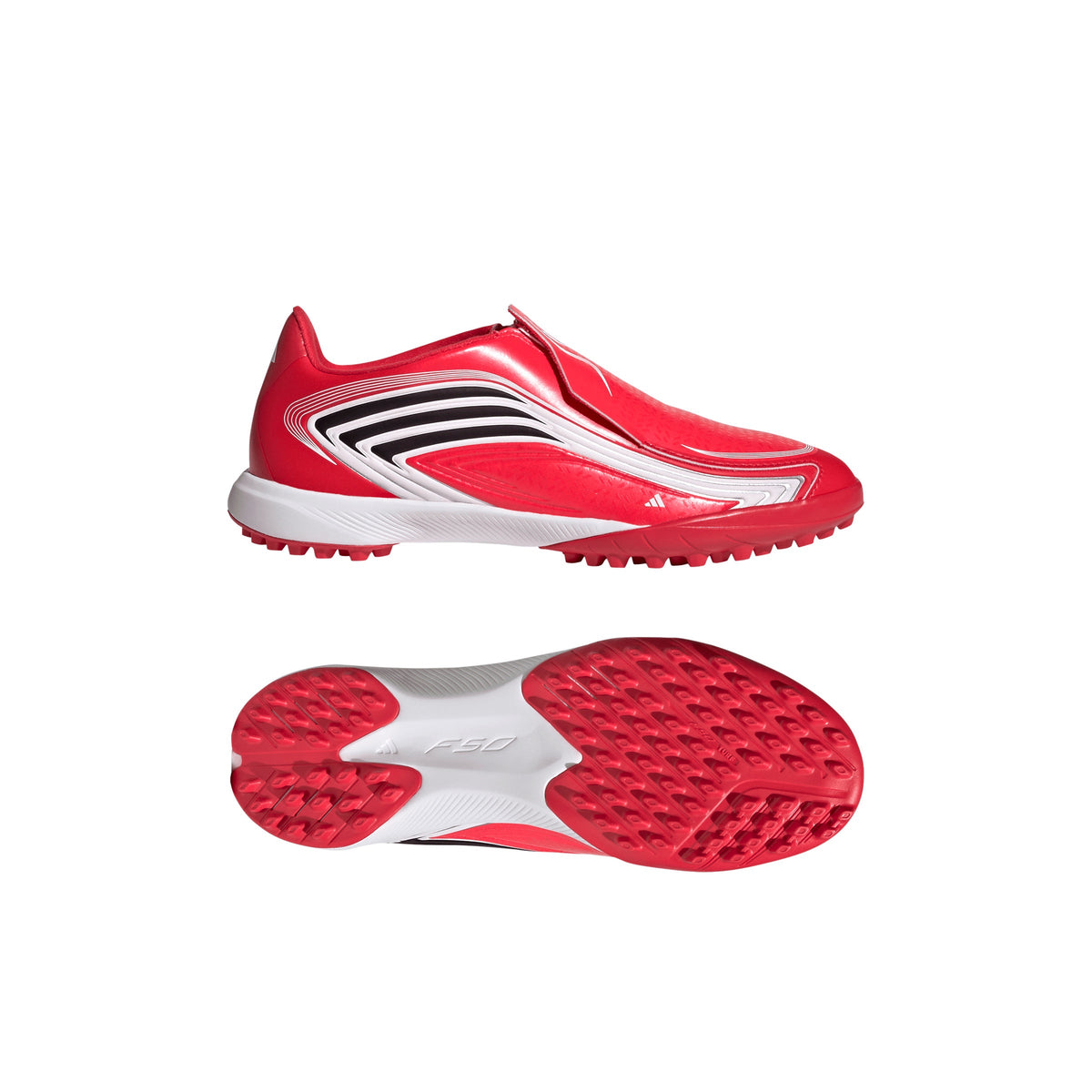 adidas F50 Messi League Laceless TF Turf Youth Soccer Cleats - Red/Black - Best Buy Soccer