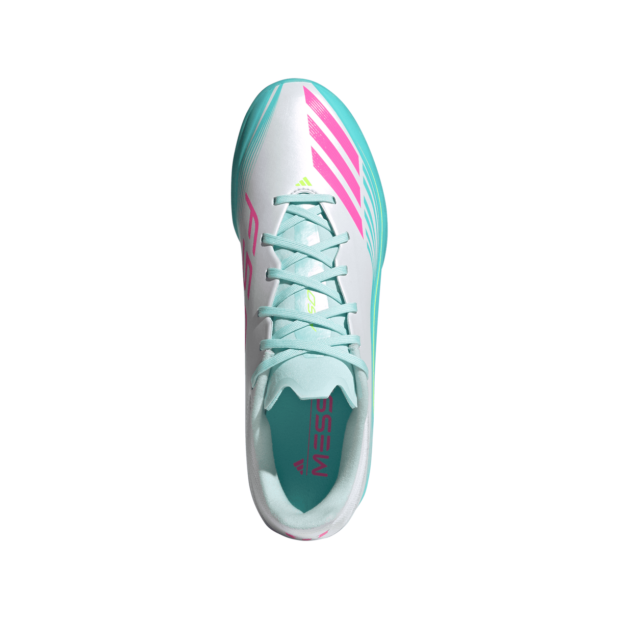 adidas F50 Messi League TF Turf Men's Soccer Cleats - White/Pink - Best Buy Soccer