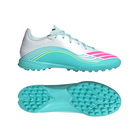 adidas F50 Messi League TF Turf Men's Soccer Cleats - White/Pink - Best Buy Soccer