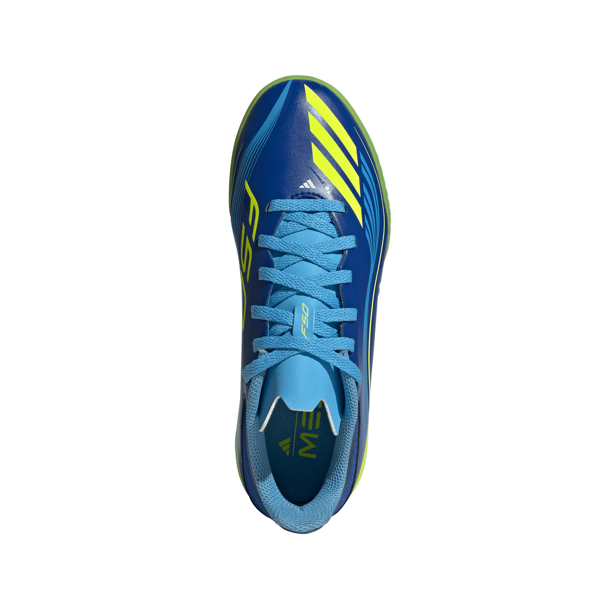 adidas F50 Messi League TF Youth Soccer Cleats - Royal Blue/Yellow/Blue - Best Buy Soccer