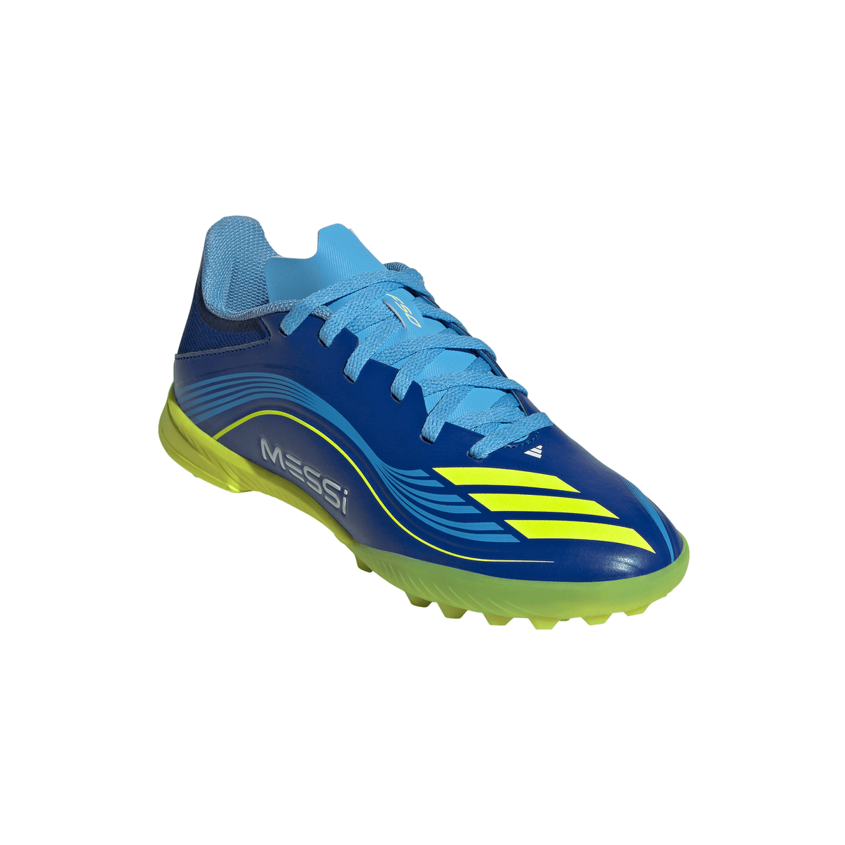 adidas F50 Messi League TF Youth Soccer Cleats - Royal Blue/Yellow/Blue - Best Buy Soccer