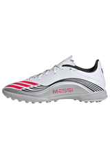 adidas F50 Messi League Turf Soccer Cleats - White/Red/Silver - Best Buy Soccer
