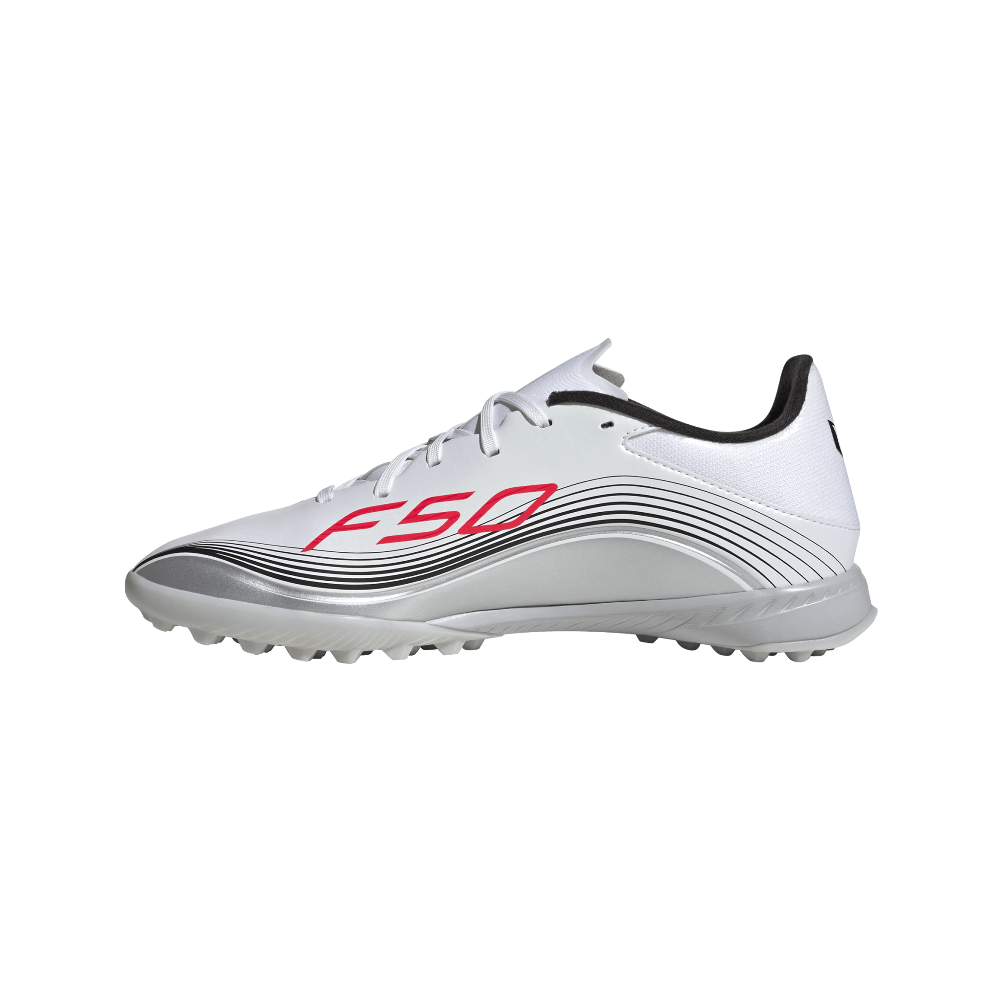 adidas F50 Messi League Turf Soccer Cleats - White/Red/Silver - Best Buy Soccer