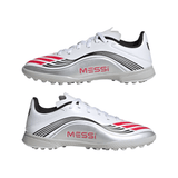 adidas F50 Messi League Turf Youth Soccer Cleats - White/Red/Silver - Best Buy Soccer