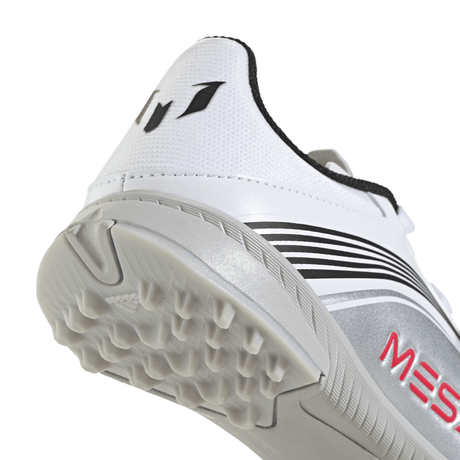adidas F50 Messi League Turf Youth Soccer Cleats - White/Red/Silver - Best Buy Soccer
