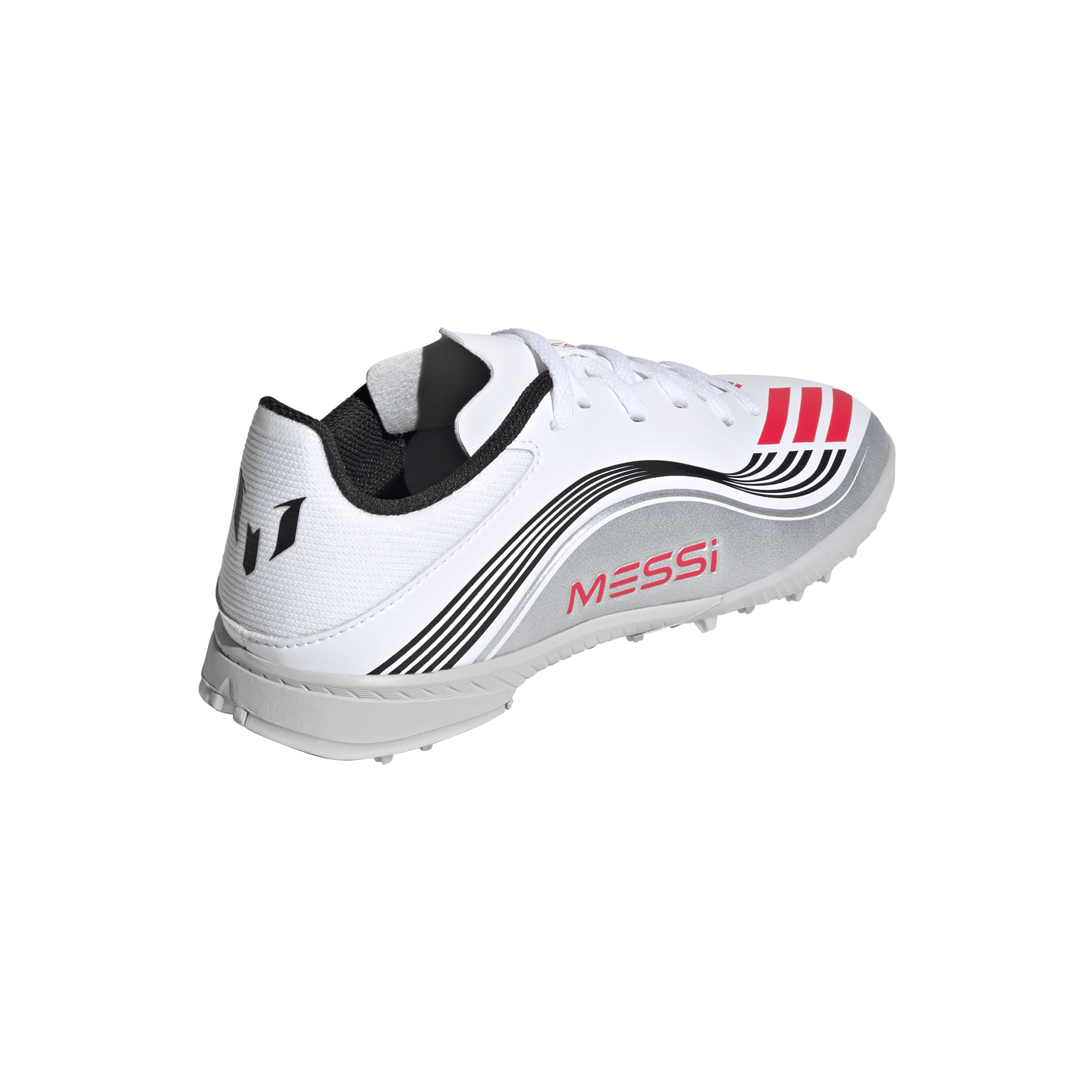 adidas F50 Messi League Turf Youth Soccer Cleats - White/Red/Silver - Best Buy Soccer