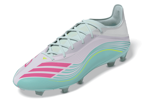 adidas F50 Messi Pro FG Firm Ground Men's Soccer Cleats - White/Pink/Aqua - Best Buy Soccer